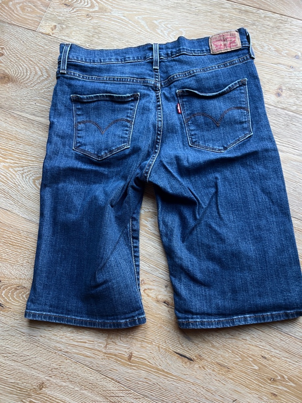 Levi's Indigo Blue Denim Bermuda Shorts